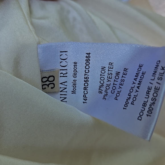 Nina Ricci Lace Crochet Knit Dress Size 2 Nwt - Picture 7 of 9